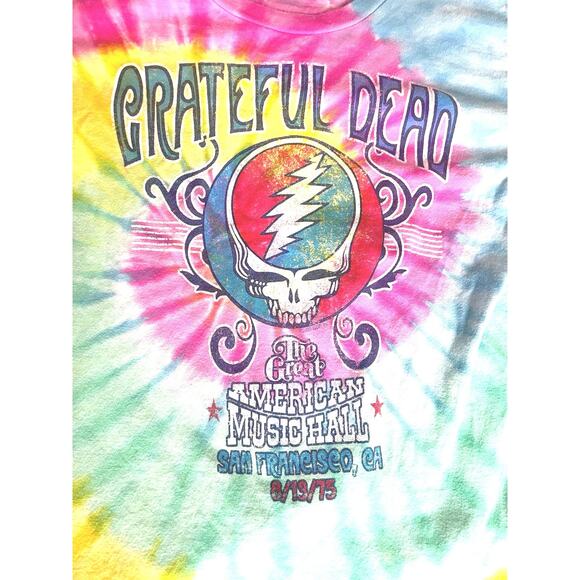Grateful Dead Tie Dye T Shirt Great American Music Hall - Picture 5 of 6